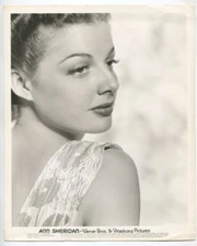 Ann Sheridan Stunning Portrait Original 1934 Warner Bros Glamour Photo J5611