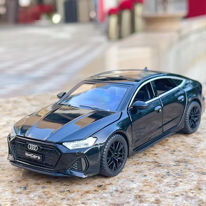 NEW 1/32 Audi RS7 Sportback Diecast Model Car With Sound & Light Kids Toy Gift