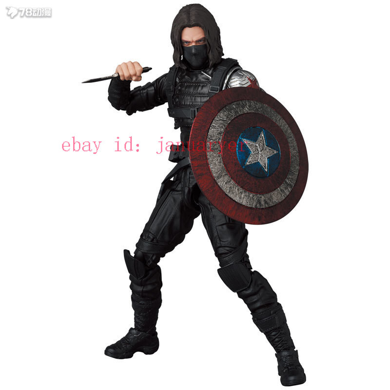 その他 MEDICOM TOY - MAFEX No.203 WINTER SOLDIER Perfect Medicom Toy Mafex No.203 Winter Soldier Action Figure New