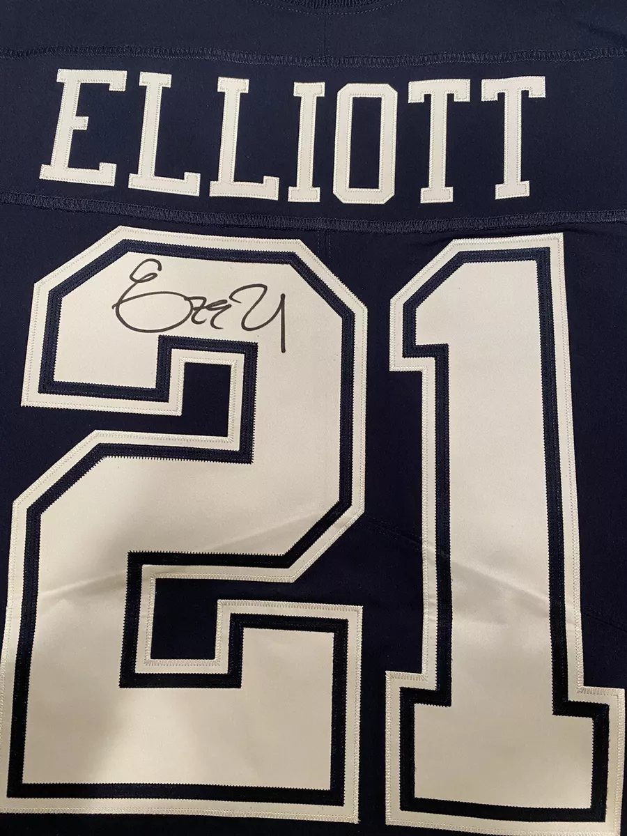 Ezekiel elliott cheap autographed jersey