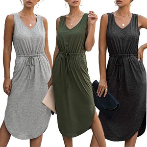 plus size midi tank dress