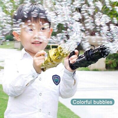 Kid Bubble Machine Soap Water Automatic Blowing Bubble Machine