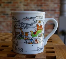 US Mail Coffee Mug Christmas Holiday Santa Reindeer Post Office USPS Mail Man