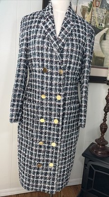 Breathtaking Thom Browne Tweed Coat Sz 42/6US
