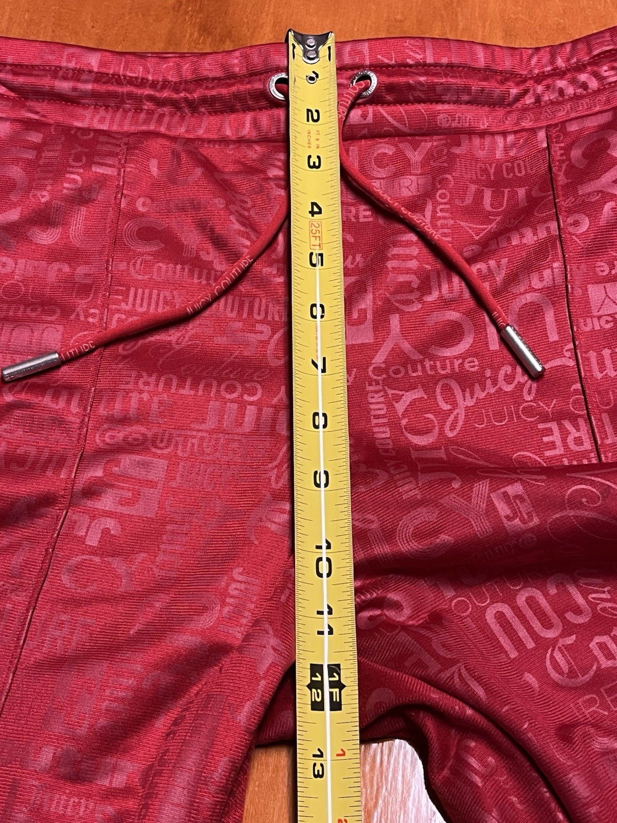 Juicy Couture Ruby Red Script Branded Track Pants… - image 7
