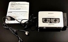 SONY WM-EX633 WALKMAN Cassette Portable player Silver Japan Fully serviced