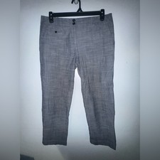 Talbots petites signature blue and white strength dress pants size 12p