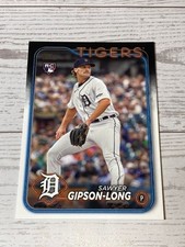 2024 Topps Series 2 Sawyer Gipson-Long #616 Tigers Rookie MLB Baseball Card. rookie card picture