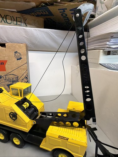 1968-1970 Nylint Michigan Shovel Crane #2201 + Original Box - Afbeelding 8 van 24