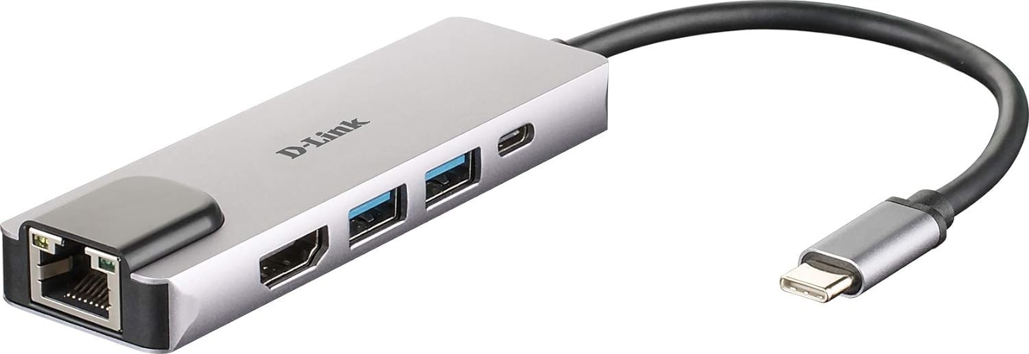 Hub USB-C 5-en-1 avec HDMI pour le télétravail et les déplacements professionnels nomades