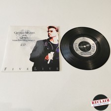 george michael & queen with lisa stansfield - five live EP 7" vinyl record VG
