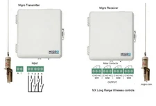 Long Range Wireless Well Pump Controller Remote Tank Level, Irrigation 4 Ch 5 Km