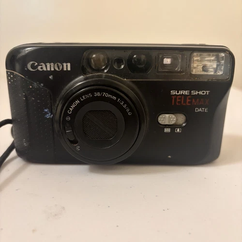 (PARTS/REPAIR) Canon Sure Shot TeleMax Date 35mm Film Camera