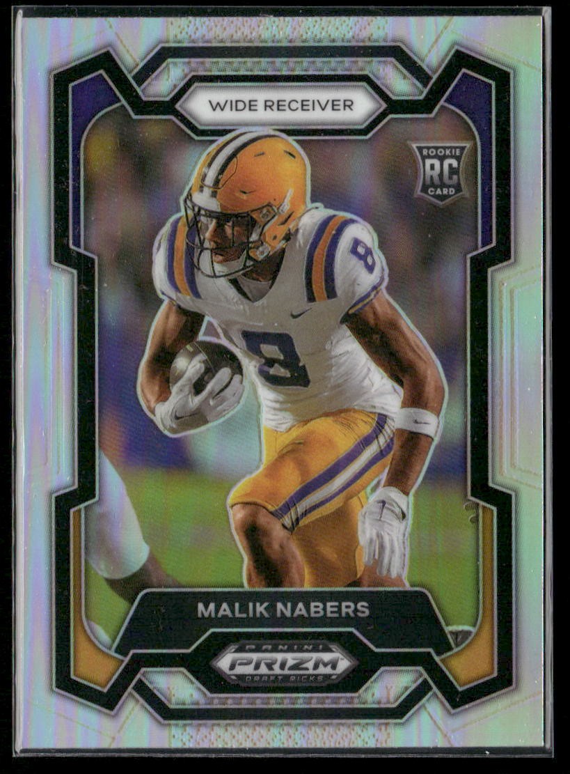 2024 Panini Prizm Draft Picks #109 Malik Nabers Silver