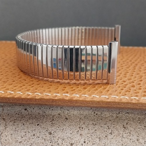 1950s Forstner Stainless Steel Classic Expansion Unused nos Vintage Watch Band