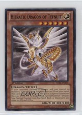 Drago Ieratico di Tefnuit 1° Ed. YuGiOh Saga Occhi Blu Structure Deck Bianco