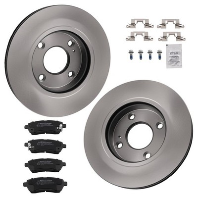 Bremsscheiben Bremsbeläge Vorne Hinten For Ford Fiesta VI CB1 CCN Van 1679853