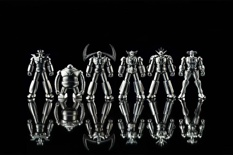Figura DieCast Metallo ROBOT Dynamic Chogokin BANDAI Goldrake Mazinga Jeeg etc. - Immagine 2 di 4