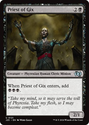 MTG Priest of Gix [Foundations Jumpstart] Near Mint Magic