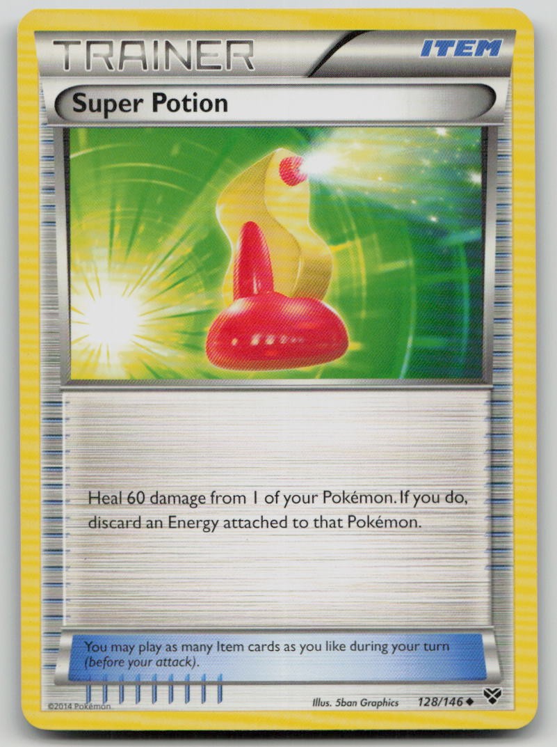 Super Potion 128/146 XY Base Set Lightly Played