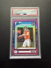 2024 Panini Donruss - Rated Rookie Bo Nix #369 Optic Preview Pink Prizm (RC)