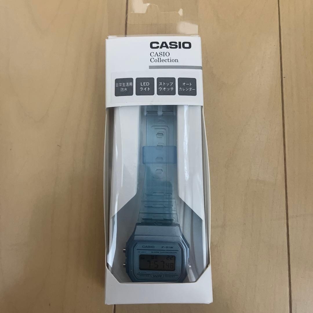 【unopened】CASiO Casio Collection F-91WS-2JH men Watch Quartz 12-Hour Dial