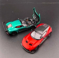 Fine Works64 1/64 Aston Martin Vulcan Diecast Model Car Opening Hood Limited 999