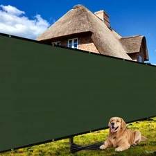 5' X 50' Fence Privacy Screen Heavy Duty 170 GSM Fencing Mesh Shade Net Cover...