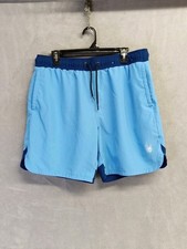 Spyder Swim Shorts Men's Large Blue Lined Performance Trunks With Pockets