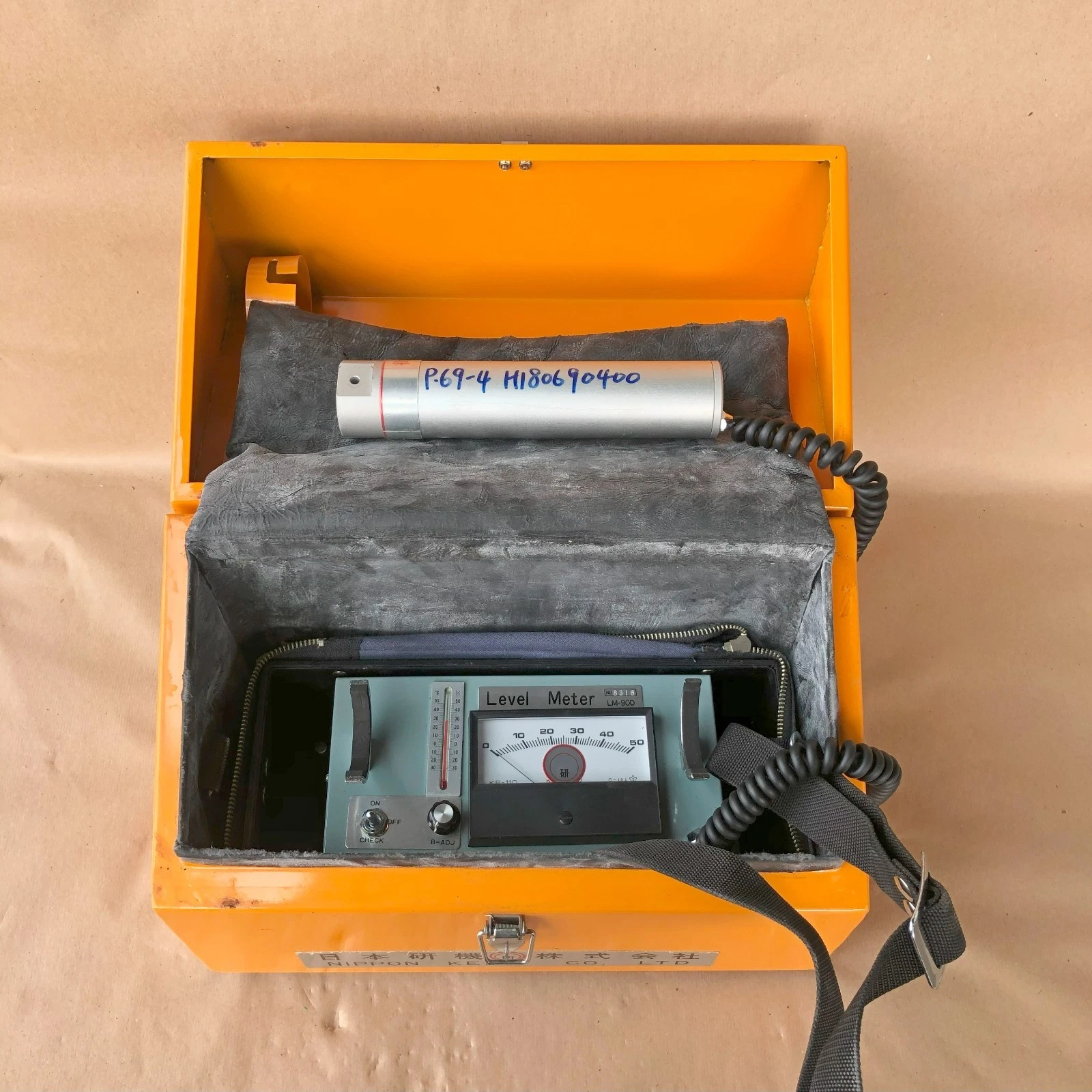 Nippon Kenki LM-90D ポータブル リクフィード ガス レベル メーター 検出器 - 画像1/13