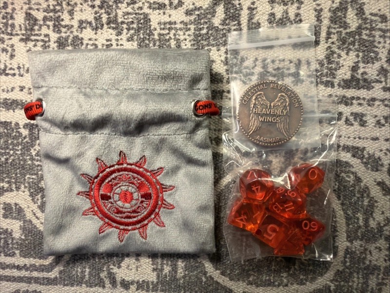 Sirius Dice Dungeons & Dragons Ravenloft Treasure Pack “Burning Flame” Sealed