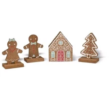 Target Bullseye Playground Miniature Wood Gingerbread Collectible Set 2025 NEW