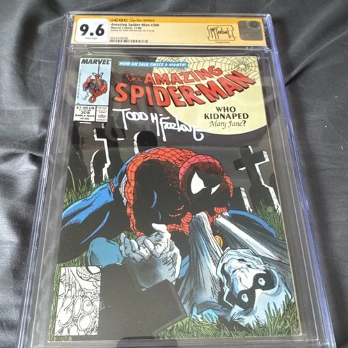 Marvel Comics Amazing Spider-Man #308 CGC 9.6 Signed Todd McFarlane