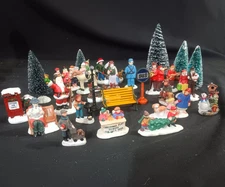 Christmas Miniatures VTG Lot Mixed Brands
