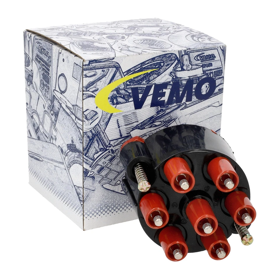 Zündverteilerkappe Zündanlage für PUCH MERCEDES G W460 W123 W126 SL R107 VEMO - Bild 2 von 4