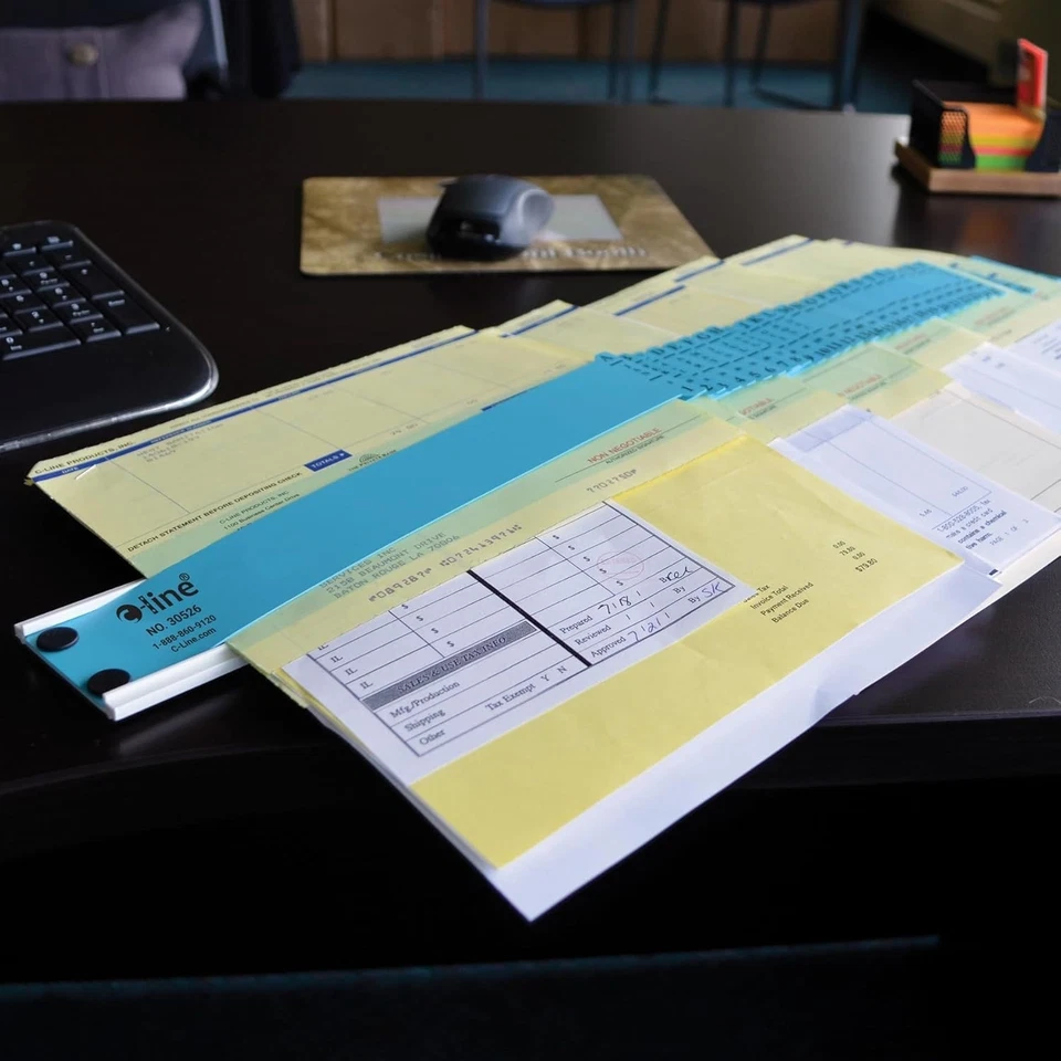 C-Line All-Purpose Document Sorter, 2.5 x 23.5 Inch, Blue model - (30526) - Image 2 of 4