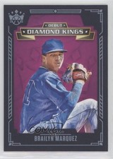 2021 Panini Diamond Kings Debut Plum Framed Brailyn Marquez #DDK-CC 0f28
