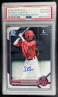 2022 Bowman Denzer Guzman Chrome Auto 1st Prospect #CPA-DG Angels PSA 10