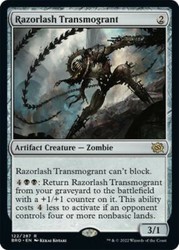 Razorlash Transmogrant Foil The Brothers' War BRO #122
