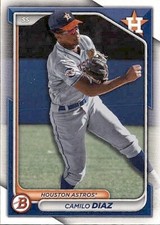 2024 BOWMAN PROSPECT PAPER HOUSTON ASTROS - CAMILO DIAZ #BP-135