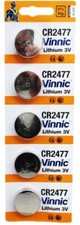 50 Vinnic CR2477 3V Lithium Cell Batteries EXP. 2028