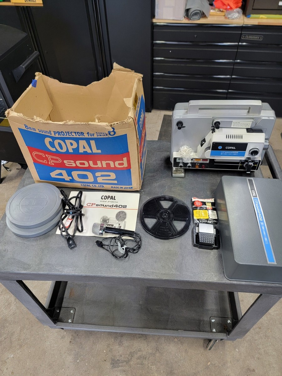 COPAL CP SOUND 402 8MM SUPER 8 SOUND PROJECTOR 