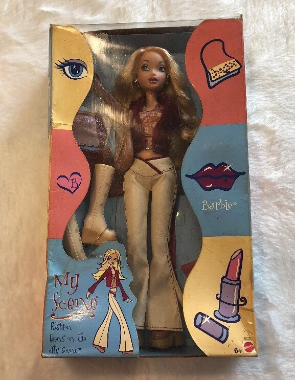 My Scene BARBIE Doll Blonde City Scene myscene 2002, #B2230, NEW Shelf Wear