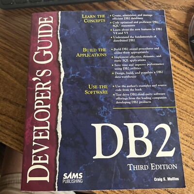 DB2 DEVELOPER'S GUIDE By Craig S. Mullins *Excellent Condition* - looks ...