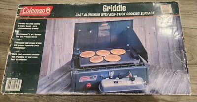 Vintage Coleman Cast Aluminum Non-Stick Griddle 5140C700 Vintage Coleman Cast Aluminum Non-Stick Griddle 5140C700