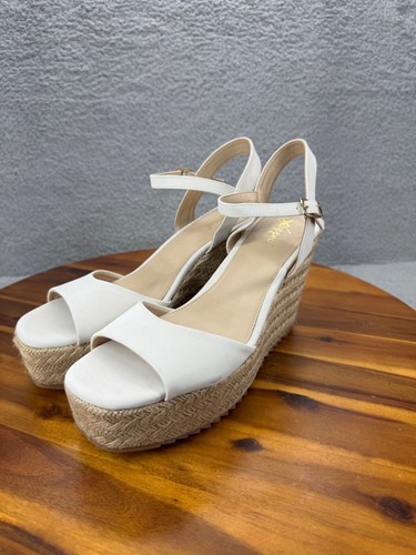 Xappeal Sierra Women's High Heel Platform Sandals Dress Shoes Size 11 White - Picture 3 of 12