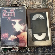 George Orwells 1984  Betamax Big Box  John Hurt  Rental  Virgin Films 1985