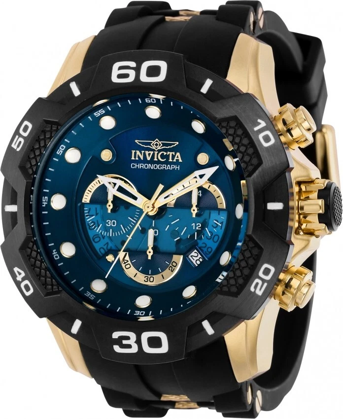 Invicta 36682 Speedway Gmt & Cronógrafo Esfera Azul Con 1 Reloj Buceo Funda - Imagen 2 de 4