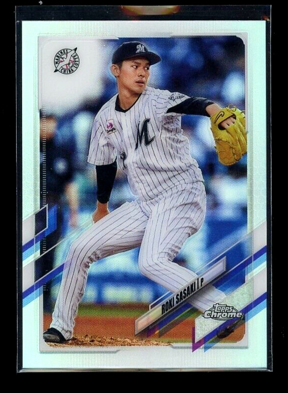 Roki Sasaki 2021 Topps Chrome NPB RC #194 REFRACTOR