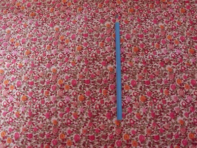 Coupon De Tissu Liberty Petites Fleurs - Coton Multicolore 72x56 Cm
